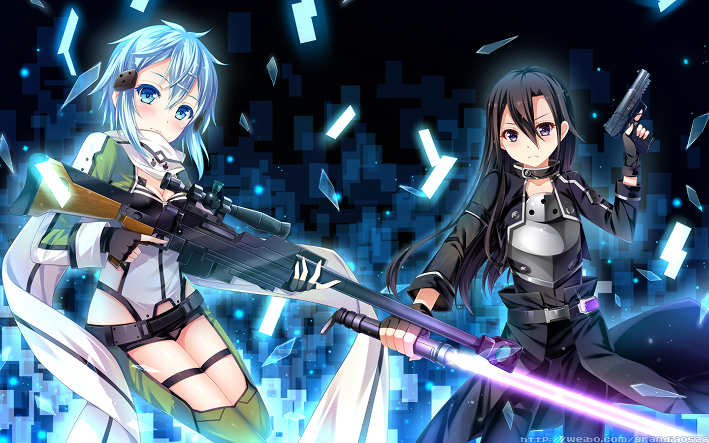 kirito wallpaper,anime,cg artwork,black hair,cartoon,games