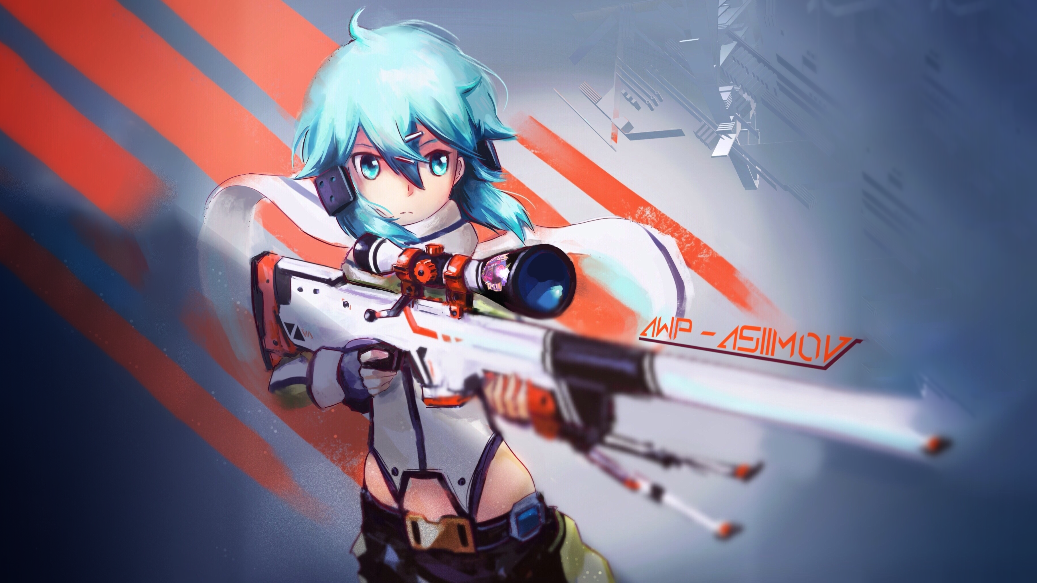 sinon wallpaper,anime,cg artwork,cartoon,games,action figure