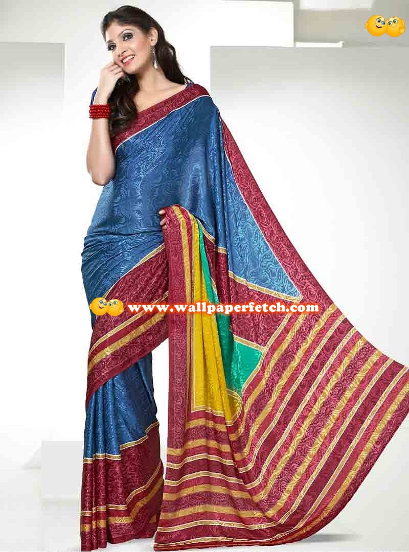 gale ki design wallpaper,clothing,sari,blue,maroon,orange