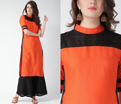 gale ki design wallpaper,clothing,orange,dress,neck,sleeve