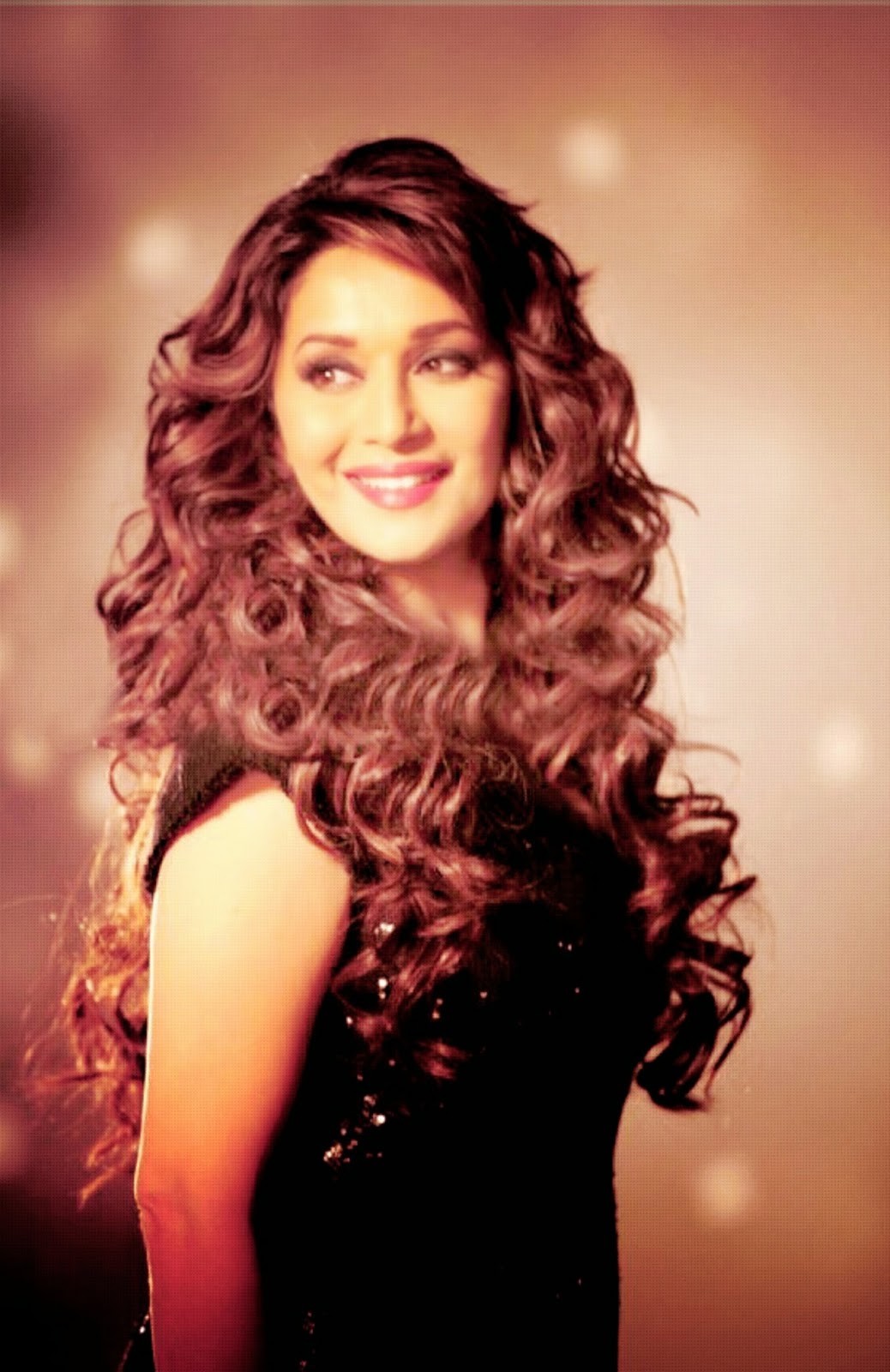 madhuri dixit hd wallpaper,hair,hairstyle,ringlet,beauty,long hair