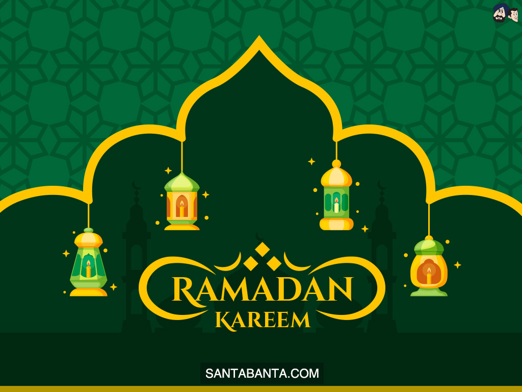 high quality ramadan wallpaper,green,illustration,font,logo,mosque