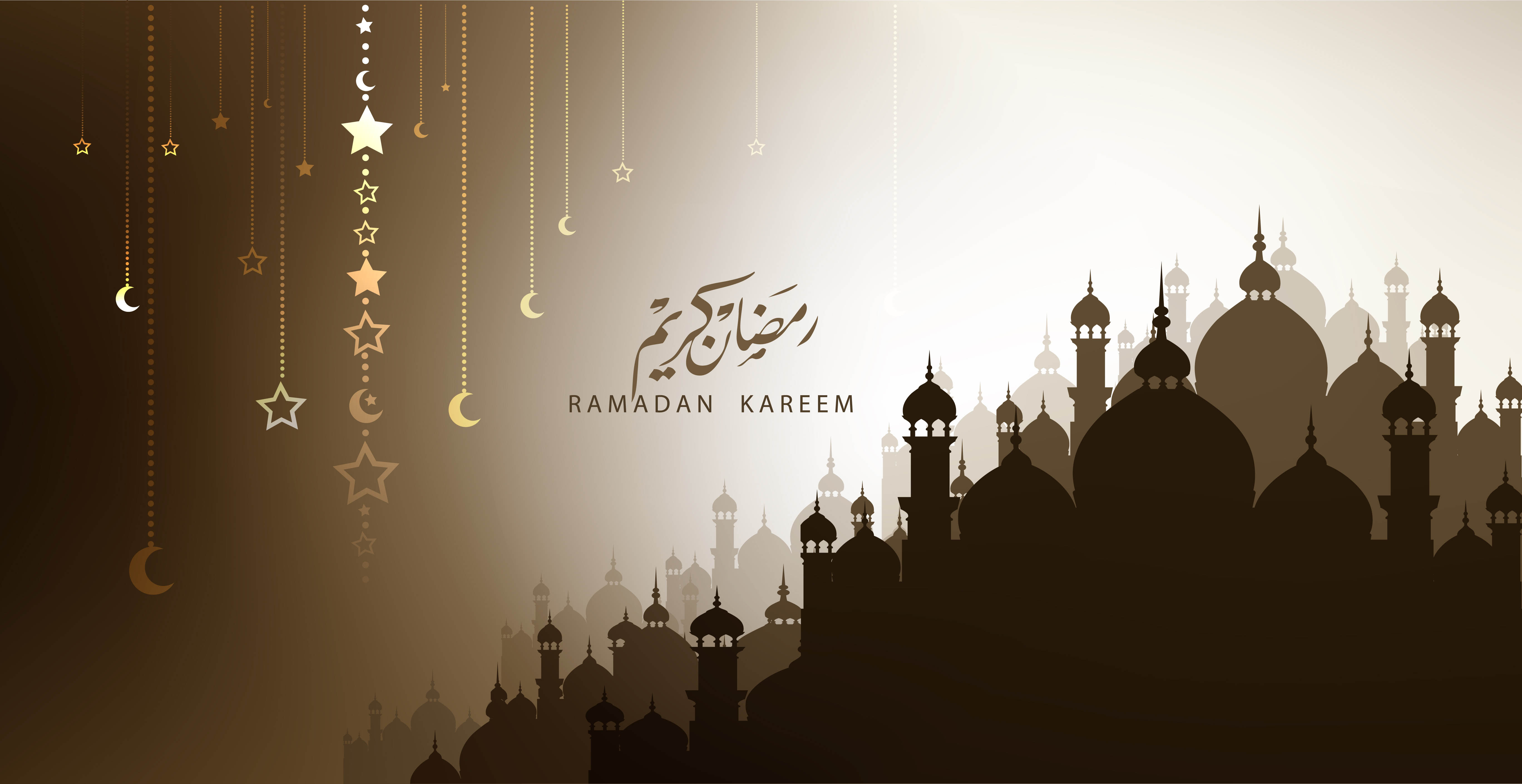 wallpaper ramadhan,text,font,mosque,silhouette,city