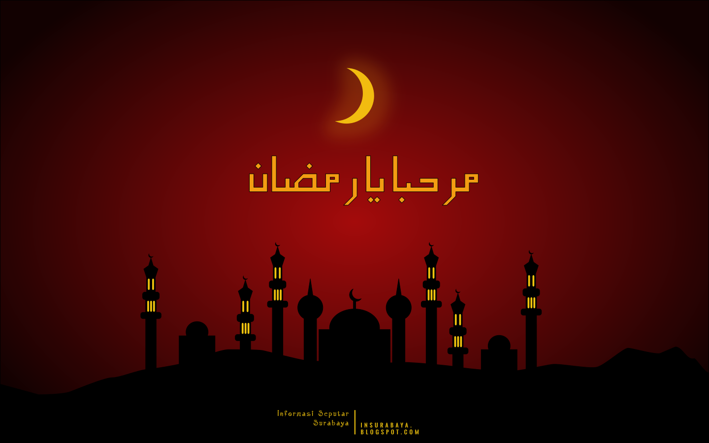 tapete ramadhan,licht,text,himmel,schriftart,halbmond