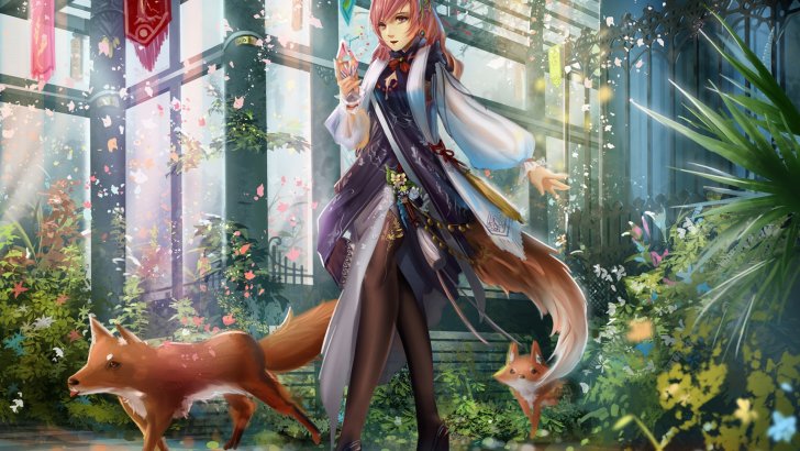 wallpaper chicas,cg artwork,fictional character,fawn,games,animation