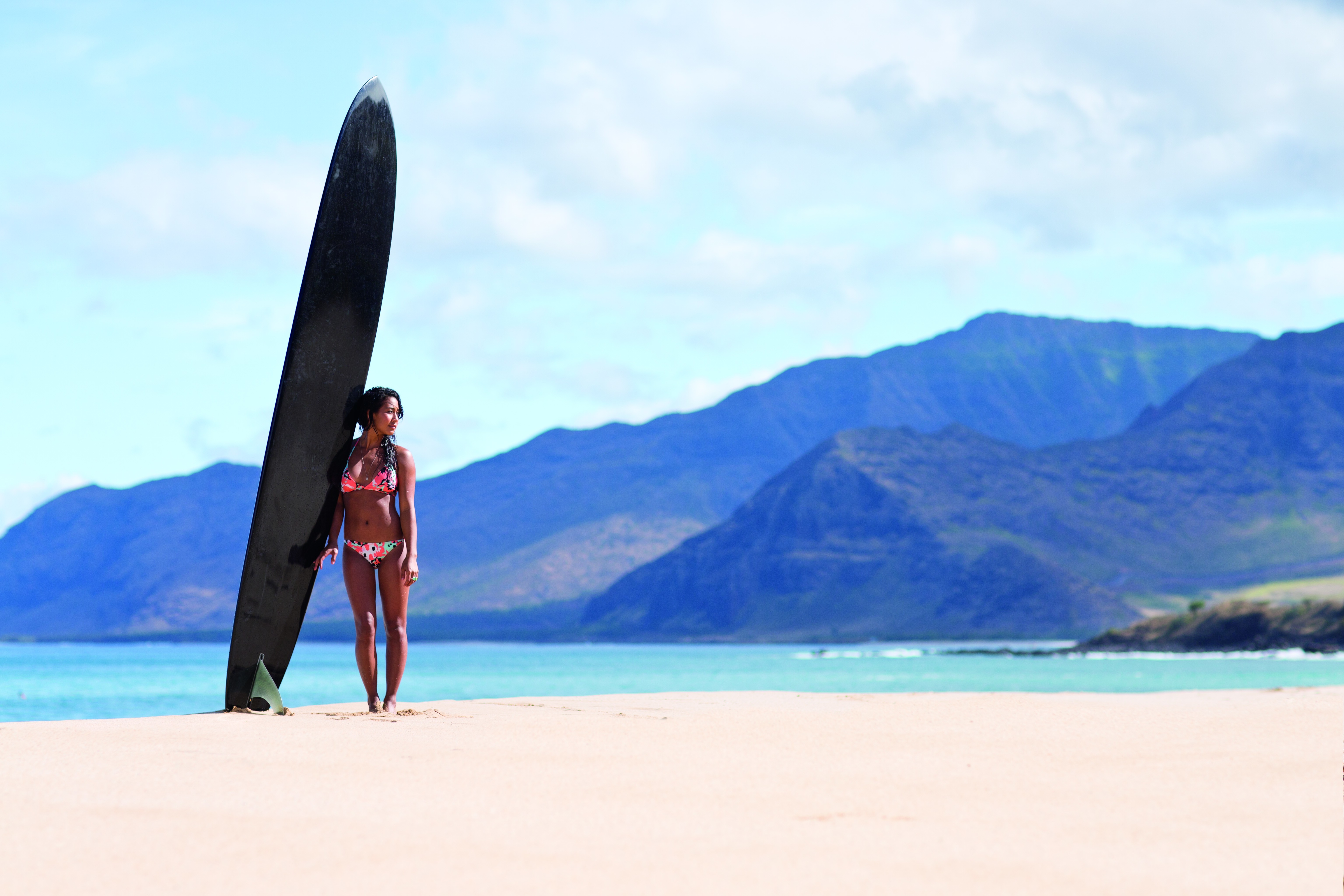 bikini wallpapers hd,beach,vacation,surfboard,surfing equipment,sea