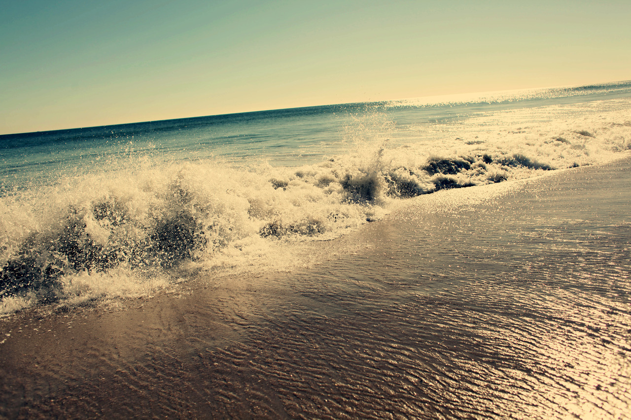 夏壁紙tumblr,波,空,海,風の波,海洋