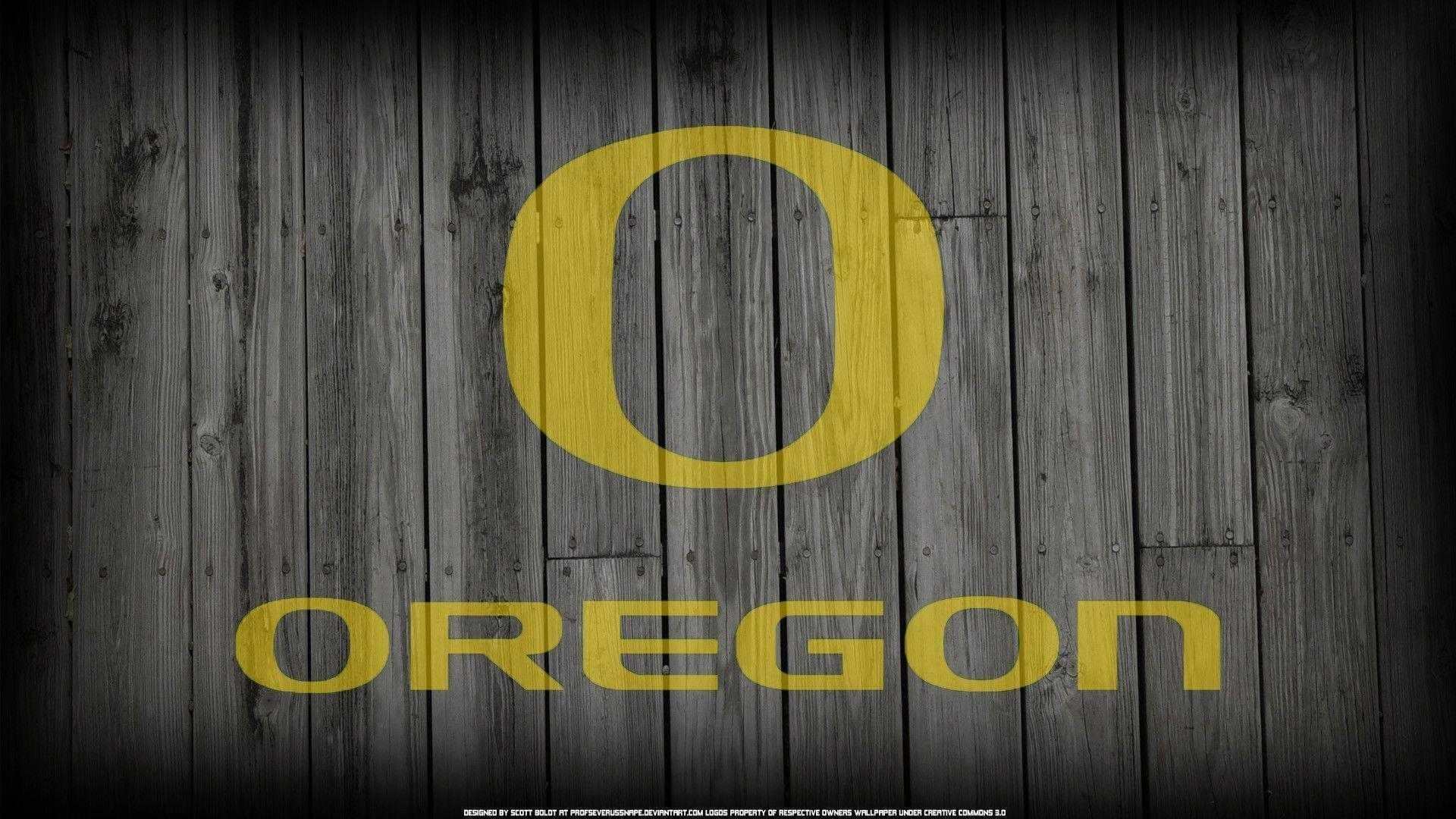 oregon ducks wallpaper,text,font,yellow,logo,wood