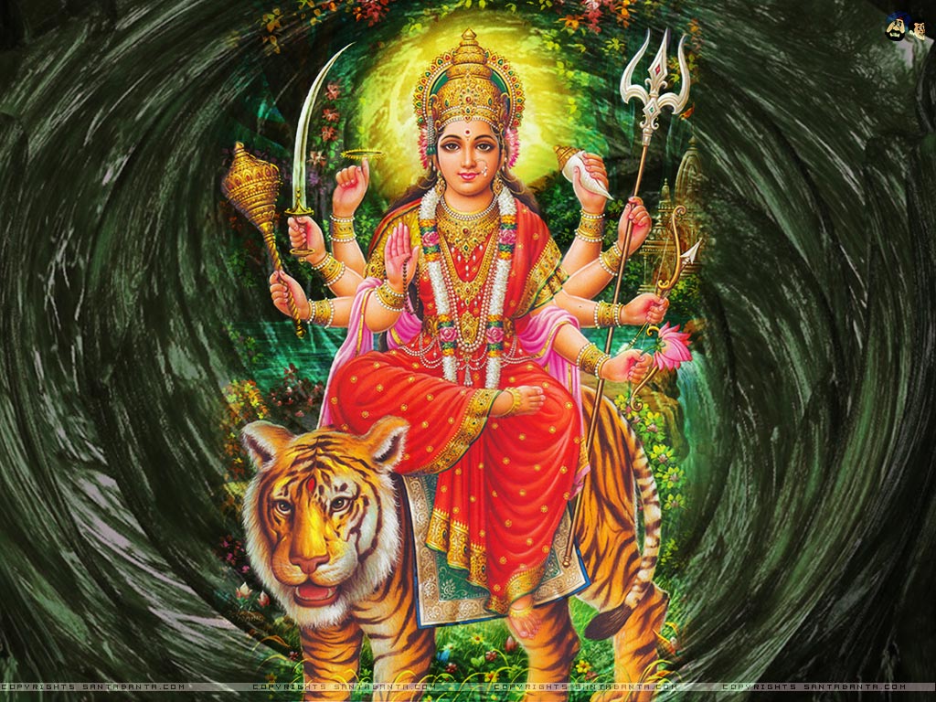 bhakti wallpaper herunterladen,gemälde,mythologie,kunst,tiger,felidae