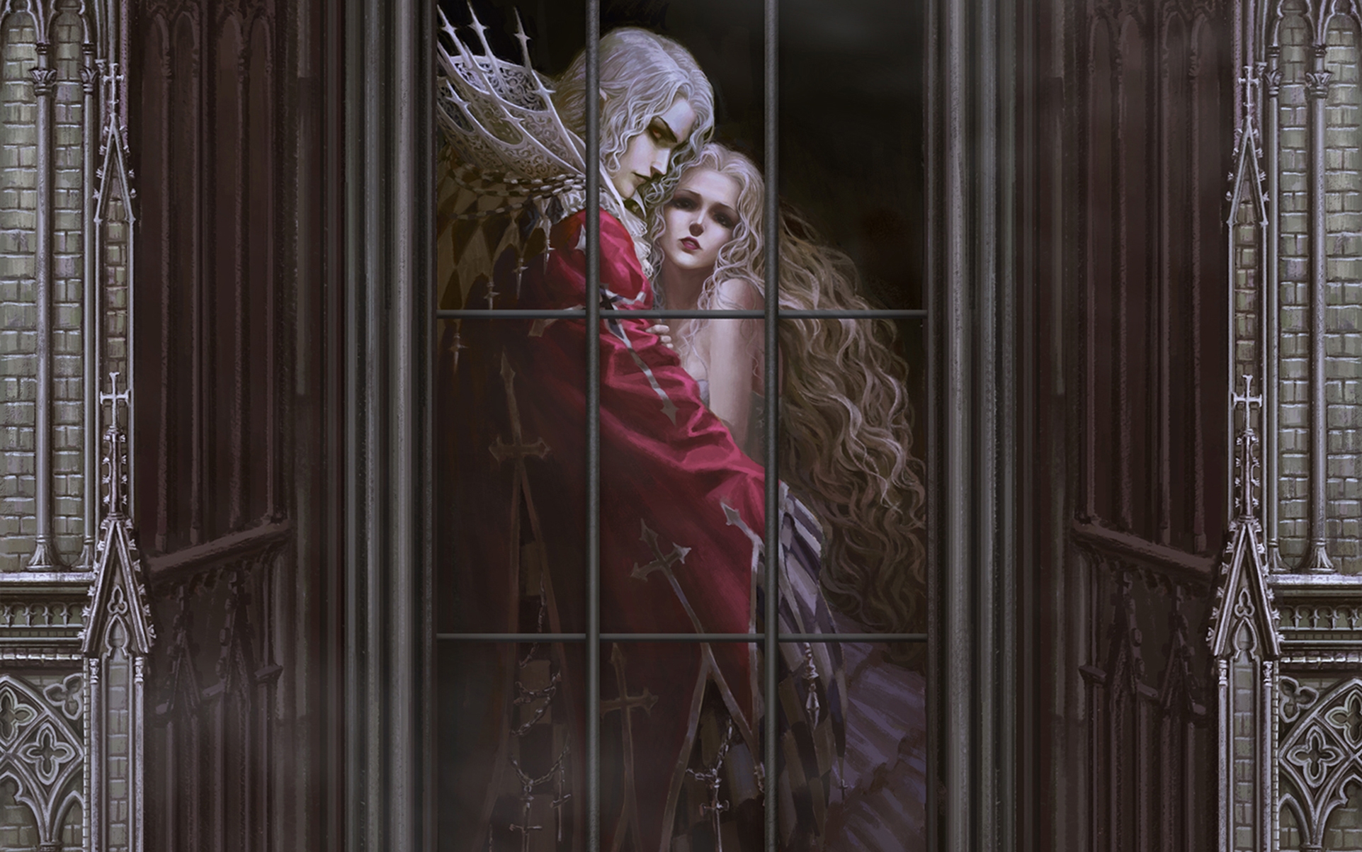 romantic wallpaper full size,cage,organism,fictional character,art