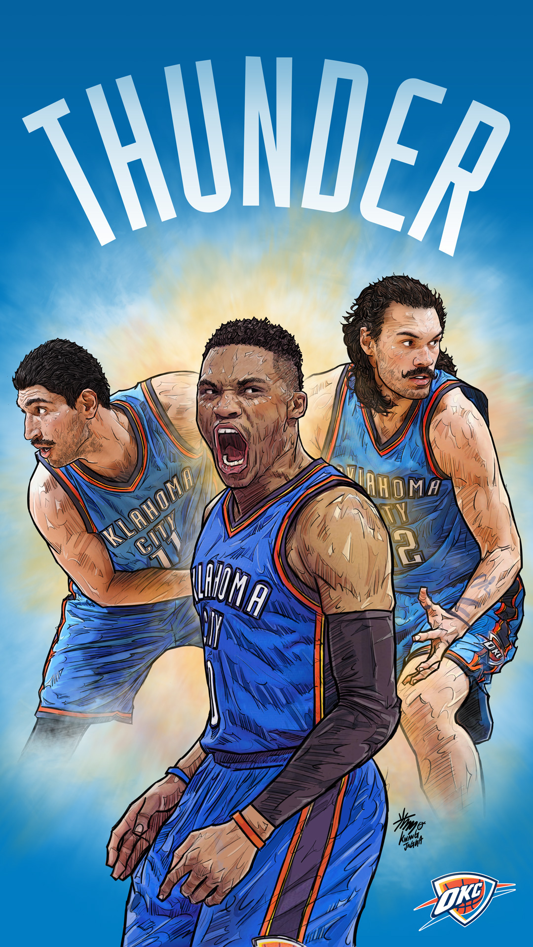 okc tapete,poster,film,basketball spieler,fiktion,held