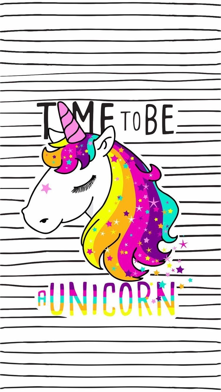 carta da parati unicornios,testo,cartone animato,viola,linea,font