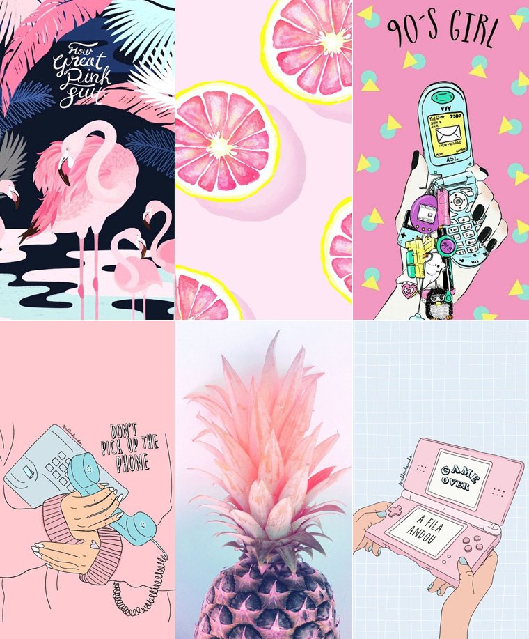tapete tumblr feminino,rosa,clip art,papier,grafikdesign,illustration