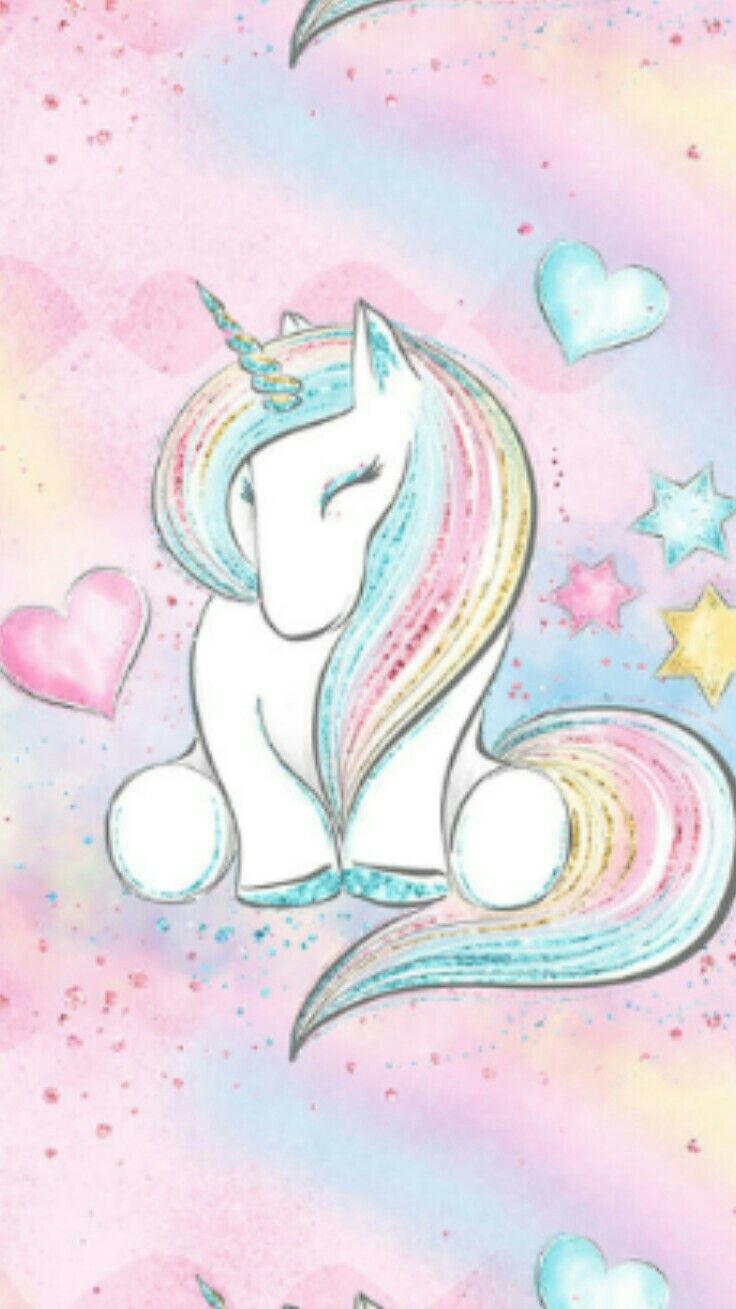 unicornios wallpaper,fictional character,illustration,horse,mythical creature,mane