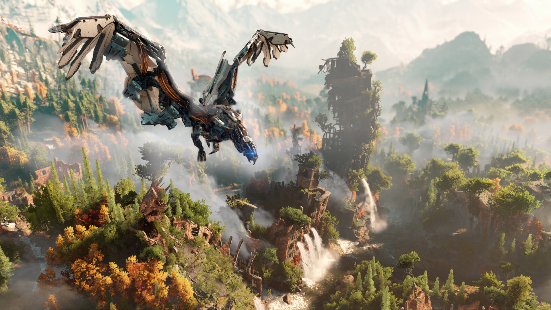 horizon zero dawn wallpaper hd,action adventure game,strategy video game,cg artwork,pc game,screenshot