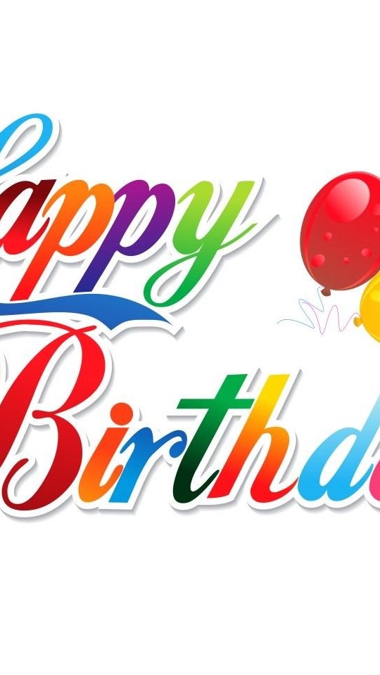 carta da parati di buon compleanno con nome,testo,font,palloncino,clipart,grafica