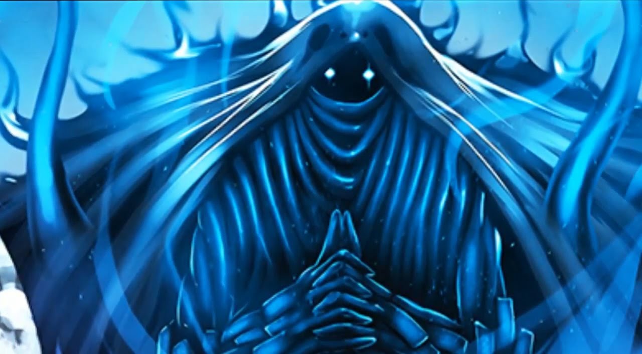 susanoo wallpaper,blue,cg artwork,electric blue,aqua,fractal art