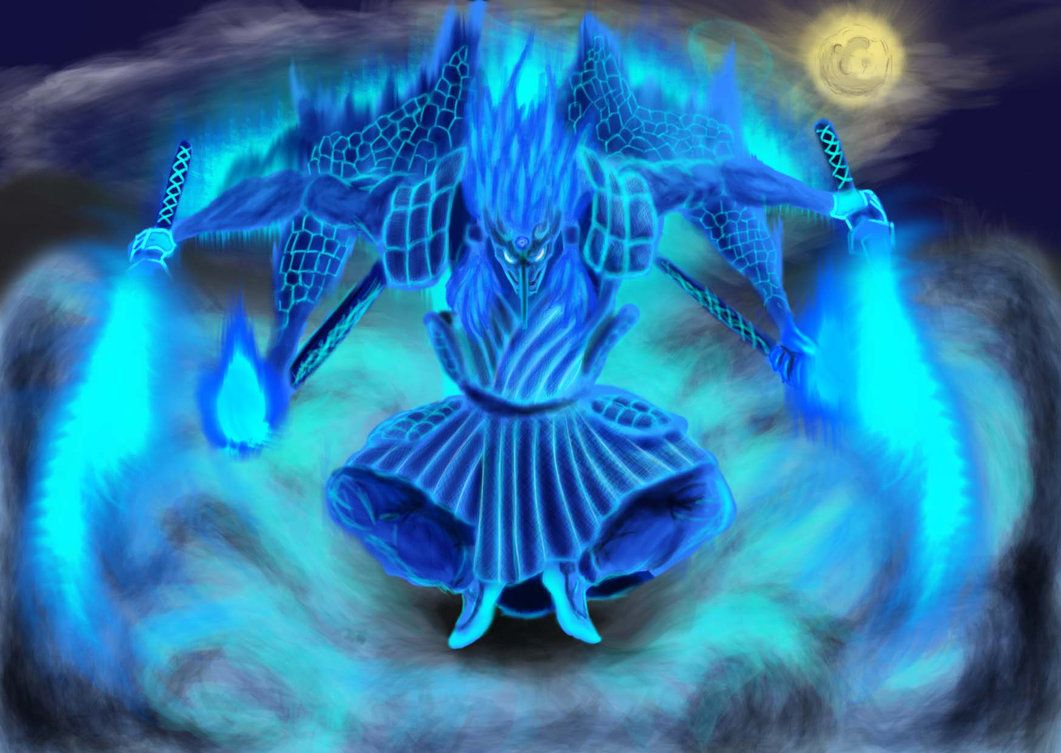 susanoo wallpaper,blue,organism,cobalt blue,electric blue,water