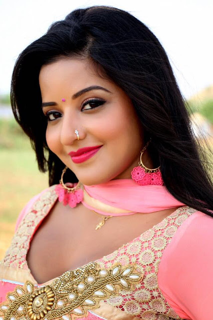 bhojpuri actress wallpaper,hair,pink,photo shoot,hairstyle,beauty