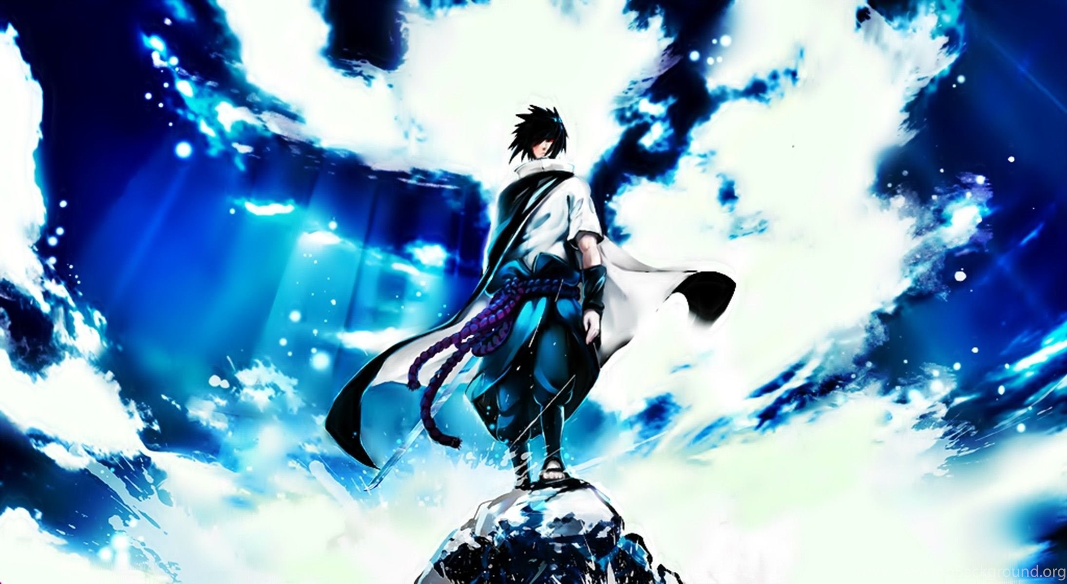 sasuke wallpaper hd,fictional character,cg artwork,anime,sky,graphic design