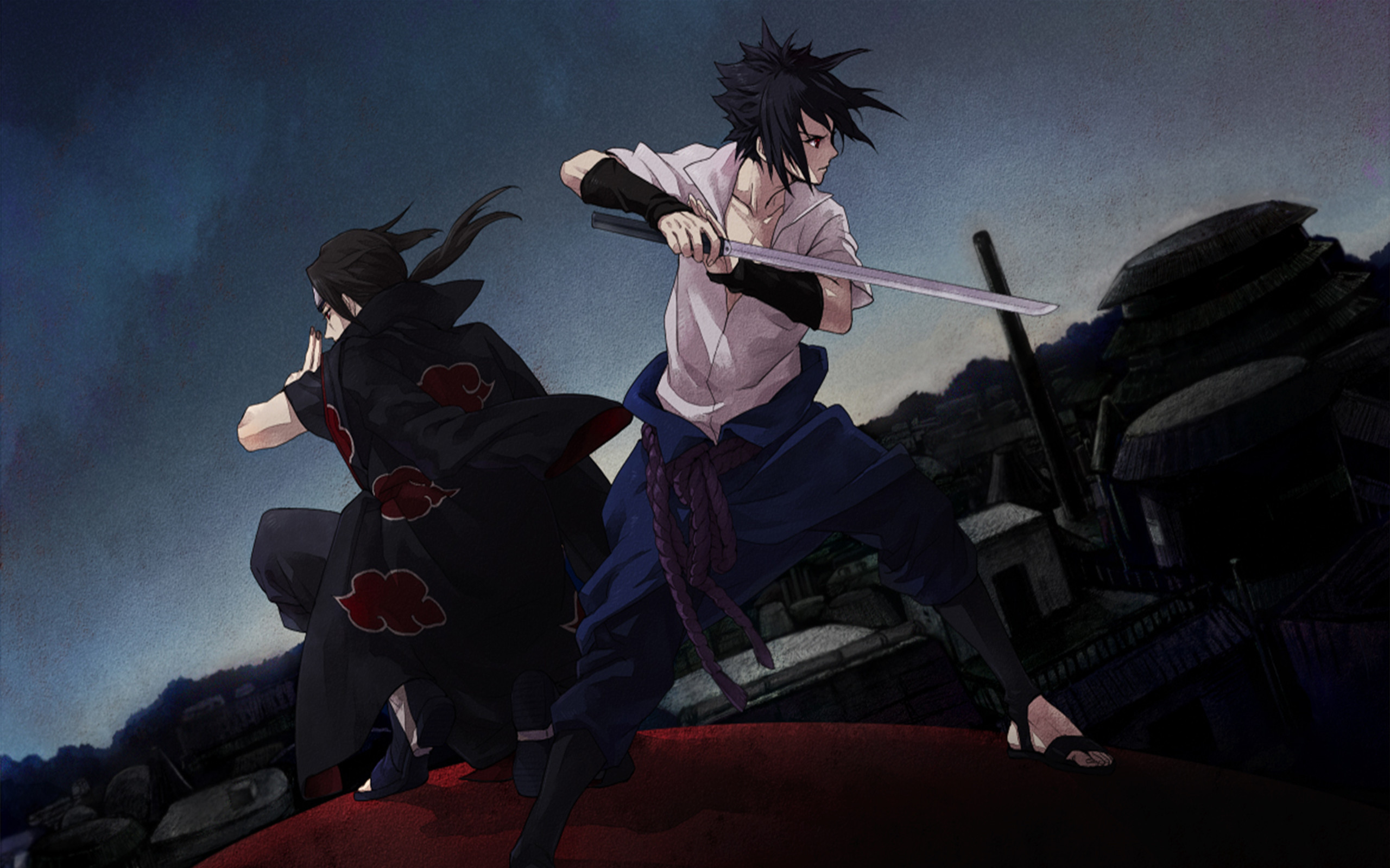 sasuke wallpaper hd,anime,sky,screenshot,cg artwork,black hair