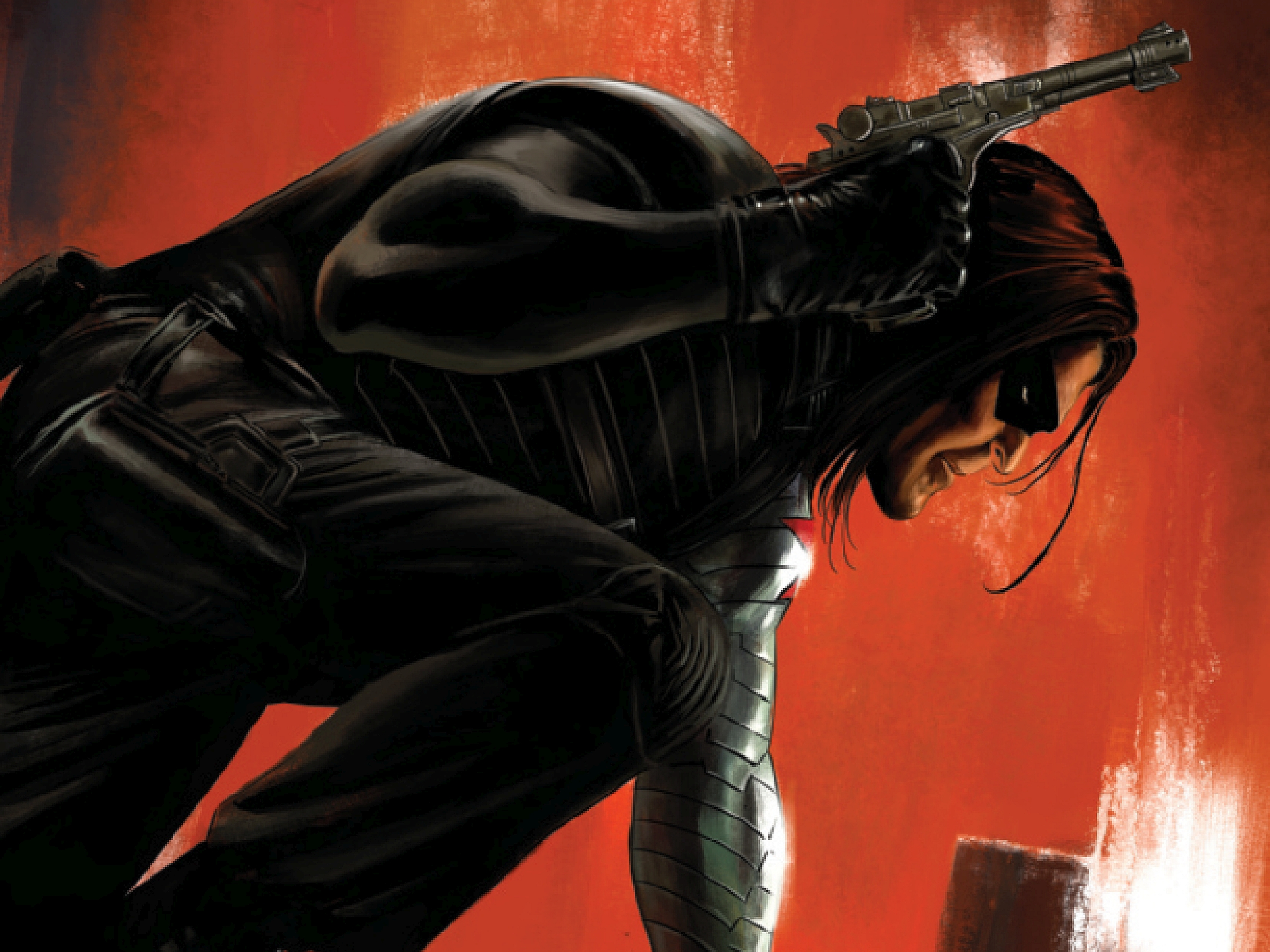 winter soldier wallpaper,cg artwork,fictional character,illustration,demon,black hair