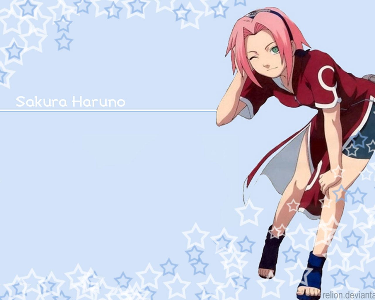 sfondo di sakura haruno,cartone animato,anime,capelli castani,cg artwork,illustrazione