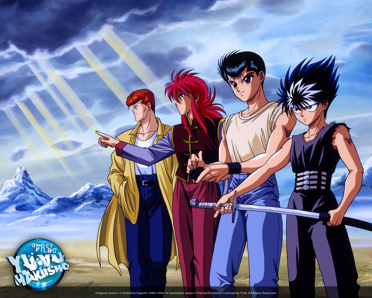 fondo de pantalla de yu yu hakusho,anime,dibujos animados,dibujos animados,personaje de ficción,juegos