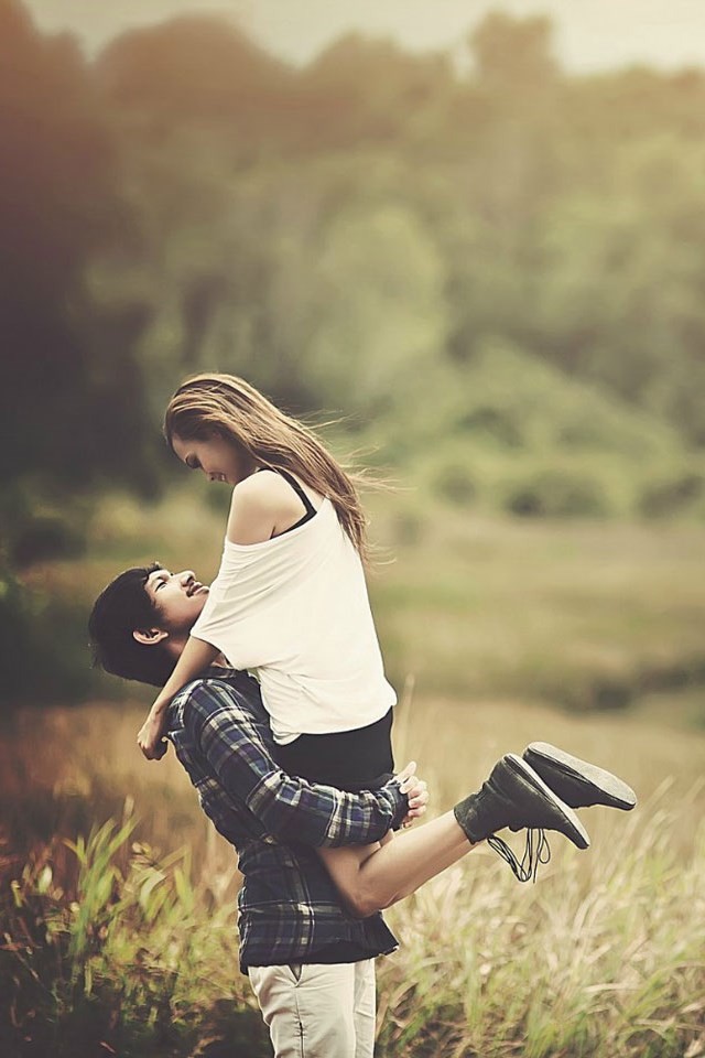 sweet couple wallpaper,people in nature,photograph,happy,photography,grass