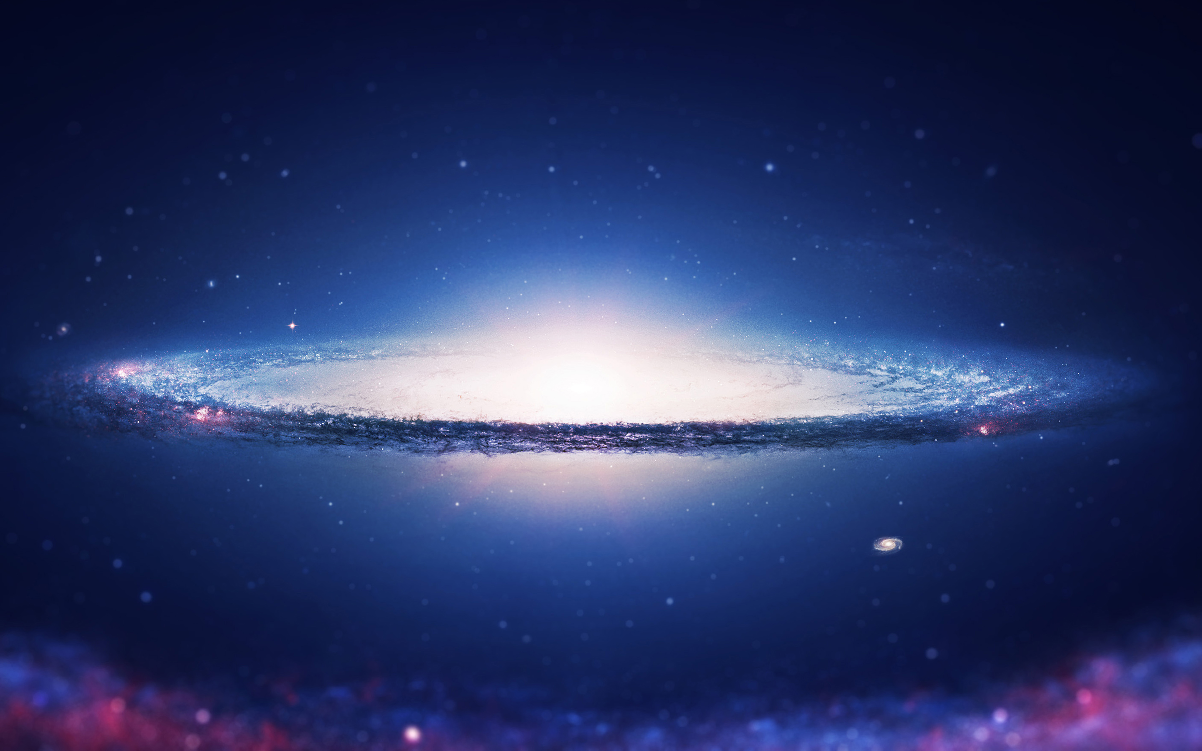 universe wallpaper 4k,sky,atmosphere,outer space,galaxy,horizon