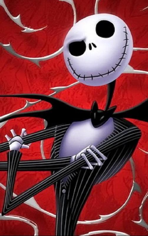 fond d'écran jack skellington,dessin animé,rouge,dessin animé,illustration,animation