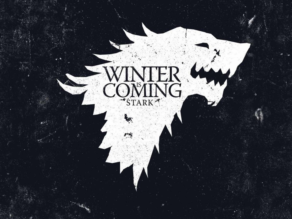 winter is coming wallpaper,logo,font,black and white,leaf,illustration