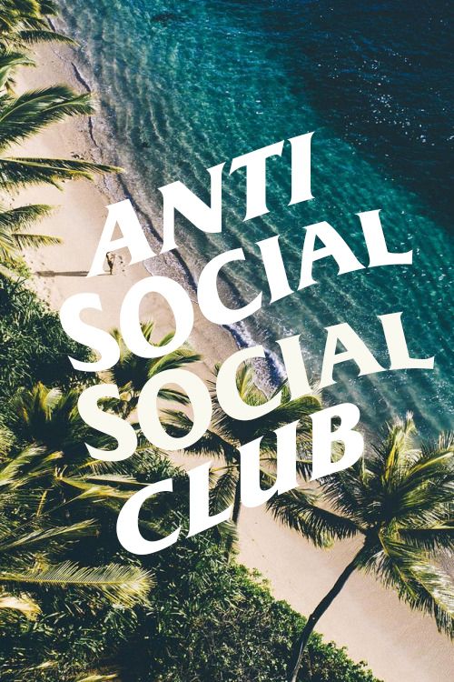 fond d'écran anti social social club,texte,police de caractère,arbre,plante,couverture de livre