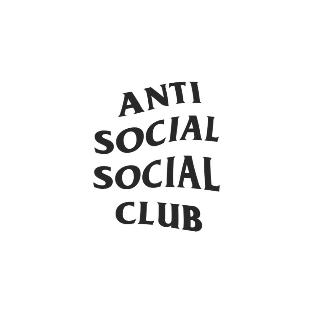 fond d'écran anti social social club,texte,police de caractère,graphique