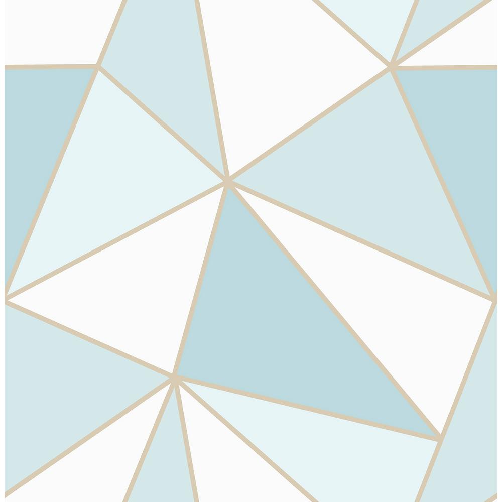 푸른 기하 벽지,무늬,선,삼각형,디자인,삼각형