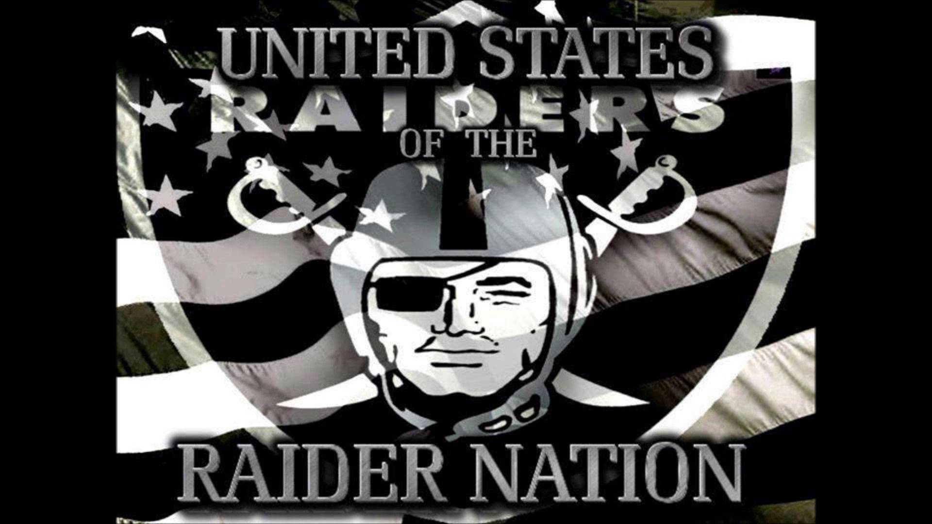 raider nation wallpaper,poster,font,text,photo caption,album cover