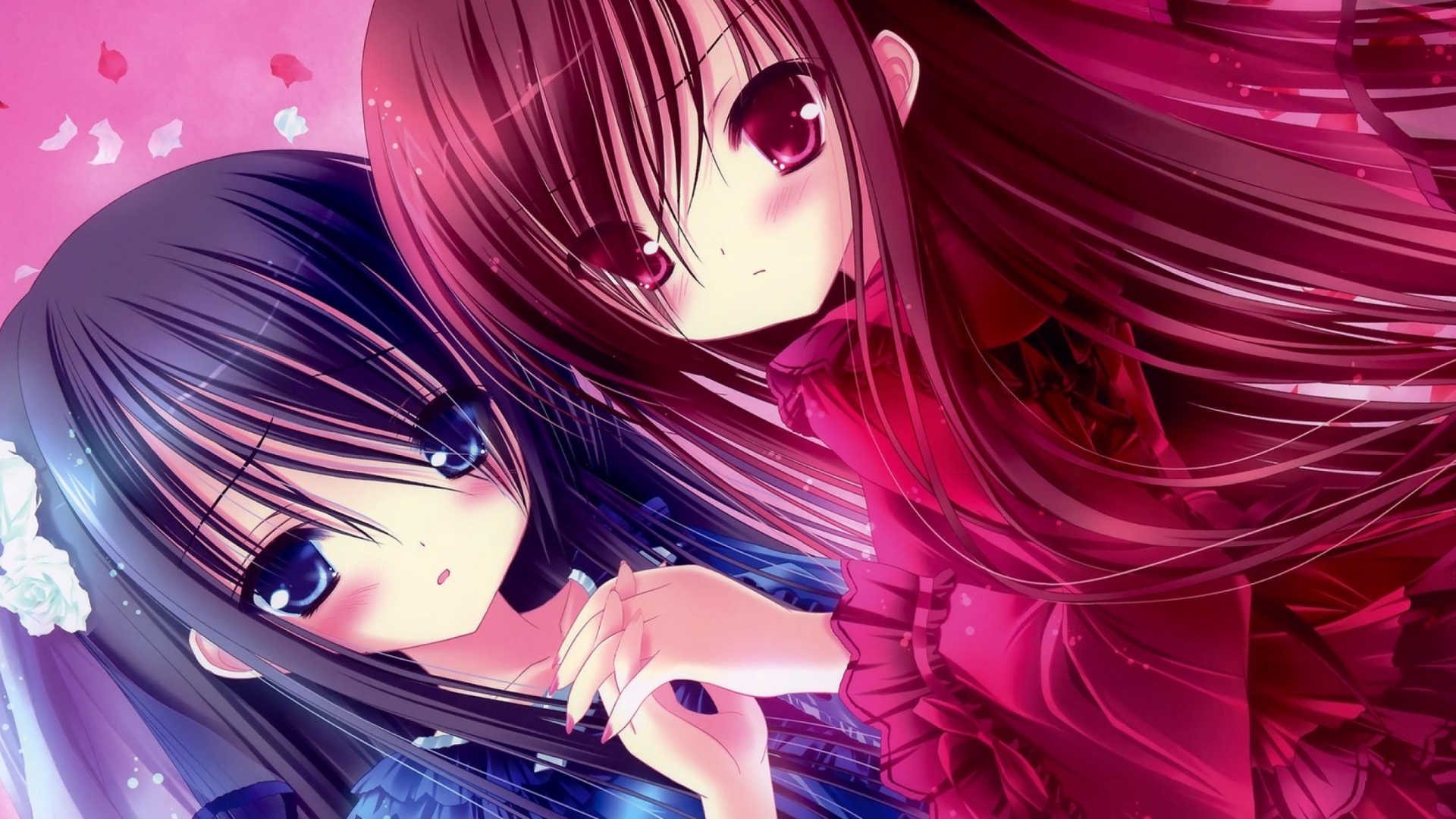 melhores sfondi hd,cartone animato,anime,cg artwork,rosso,viola