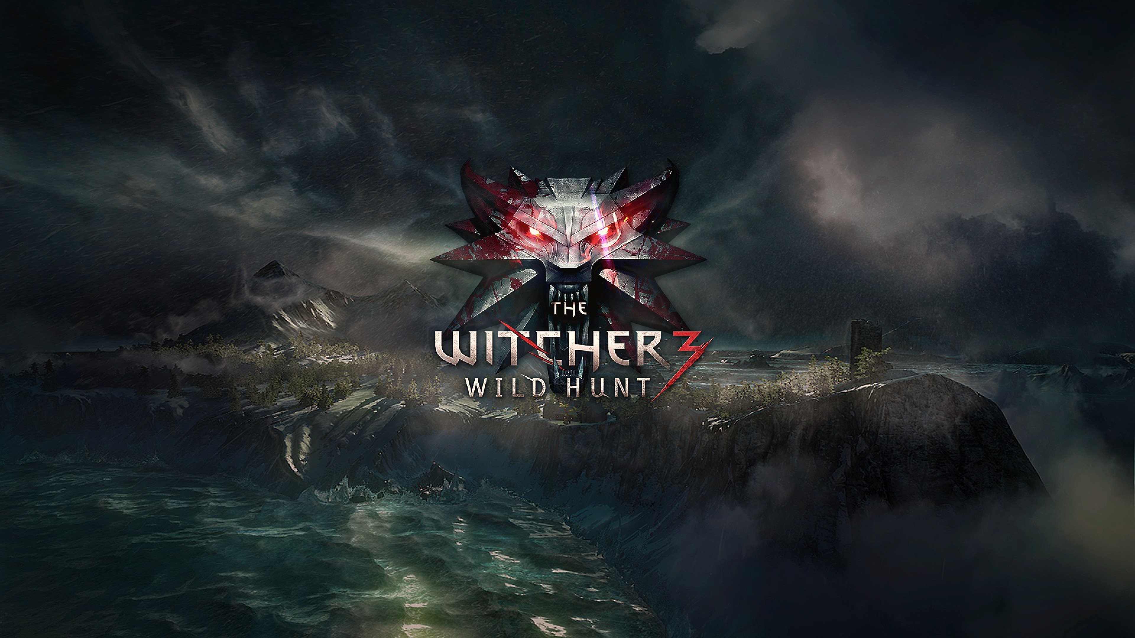 the witcher 3 wallpaper 4k,action adventure game,darkness,pc game,games,strategy video game