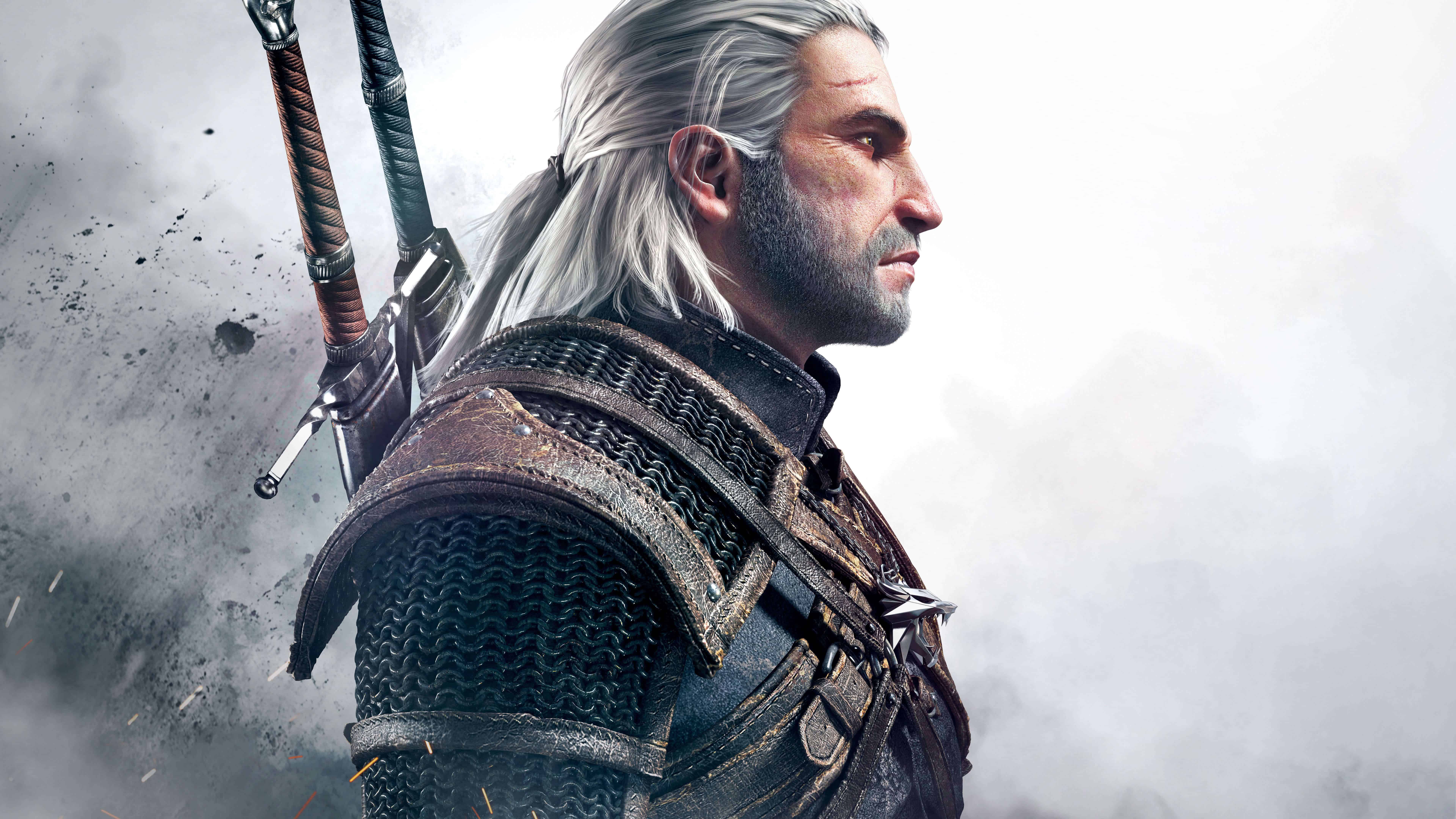 the witcher 3 wallpaper 4k,screenshot,cg artwork,fictional character,armour,samurai