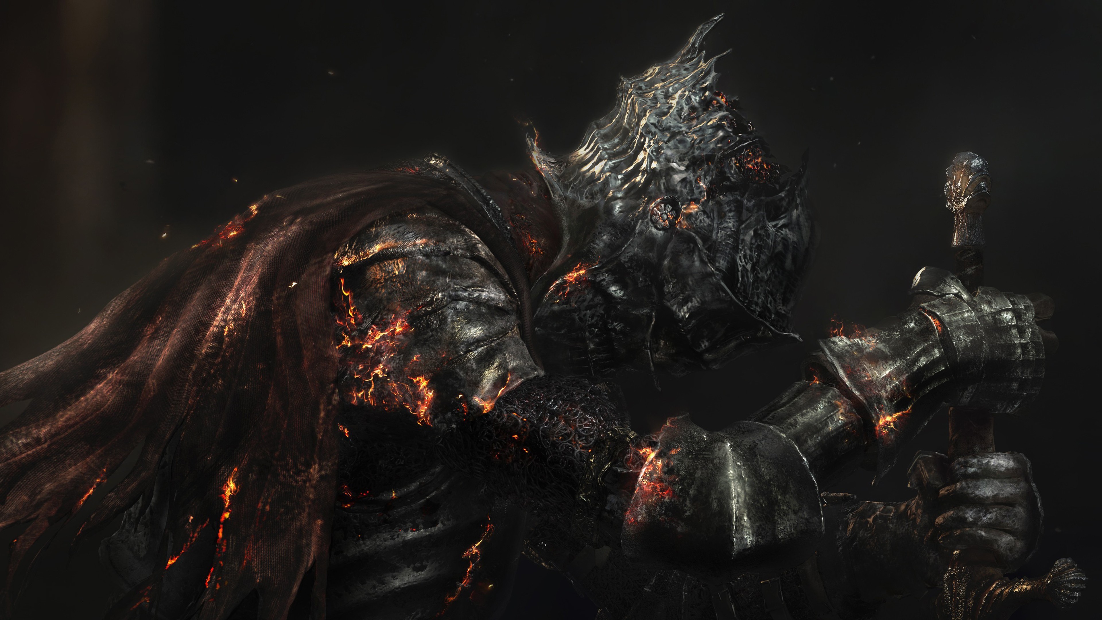 dark souls animated wallpaper,darkness,demon,cg artwork,screenshot,digital compositing