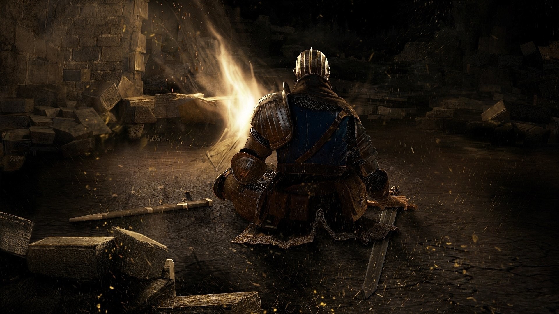 dark souls animated wallpaper,action adventure game,pc game,darkness,screenshot,digital compositing