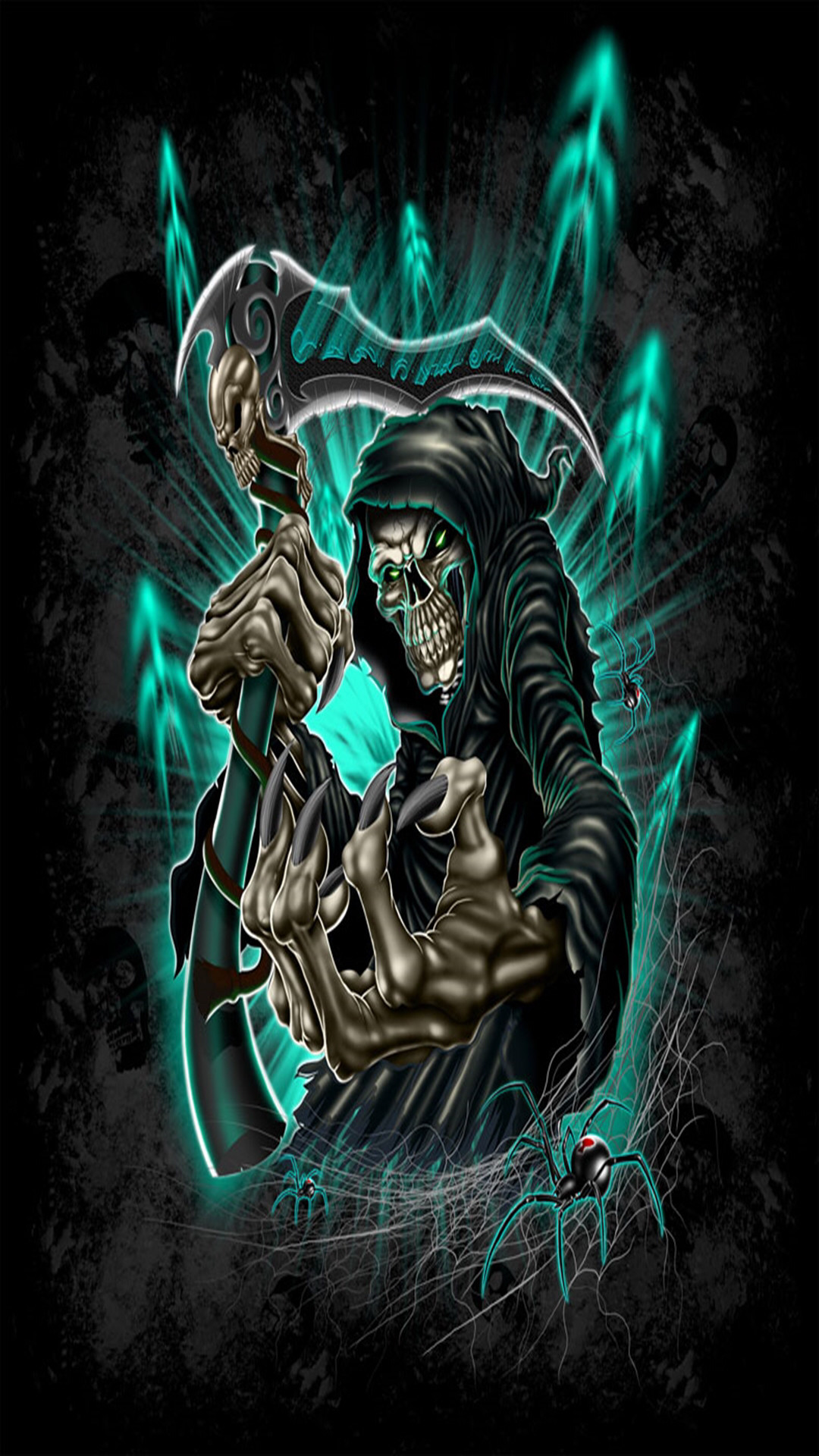 wallpaper reaper,illustration,fictional character,darkness,graphic design,cg artwork