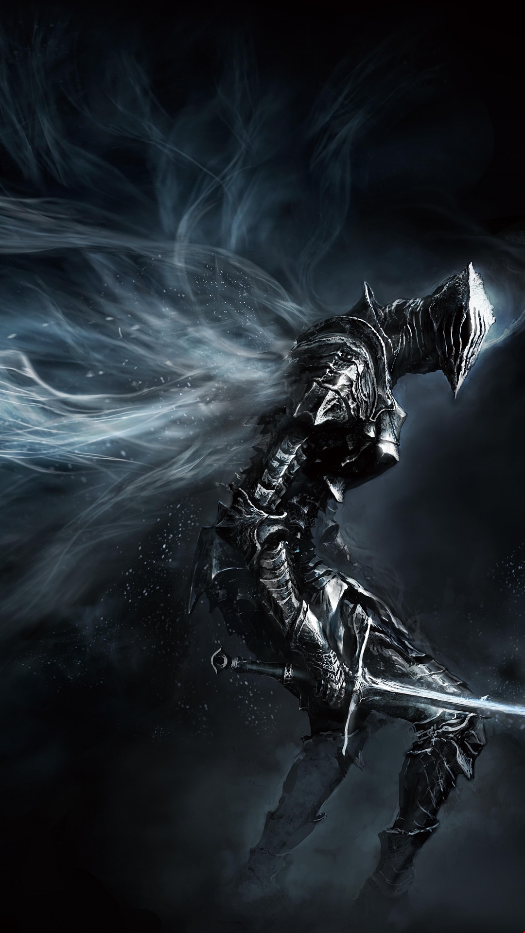 dark souls wallpaper android,darkness,cg artwork,fictional character,space,demon