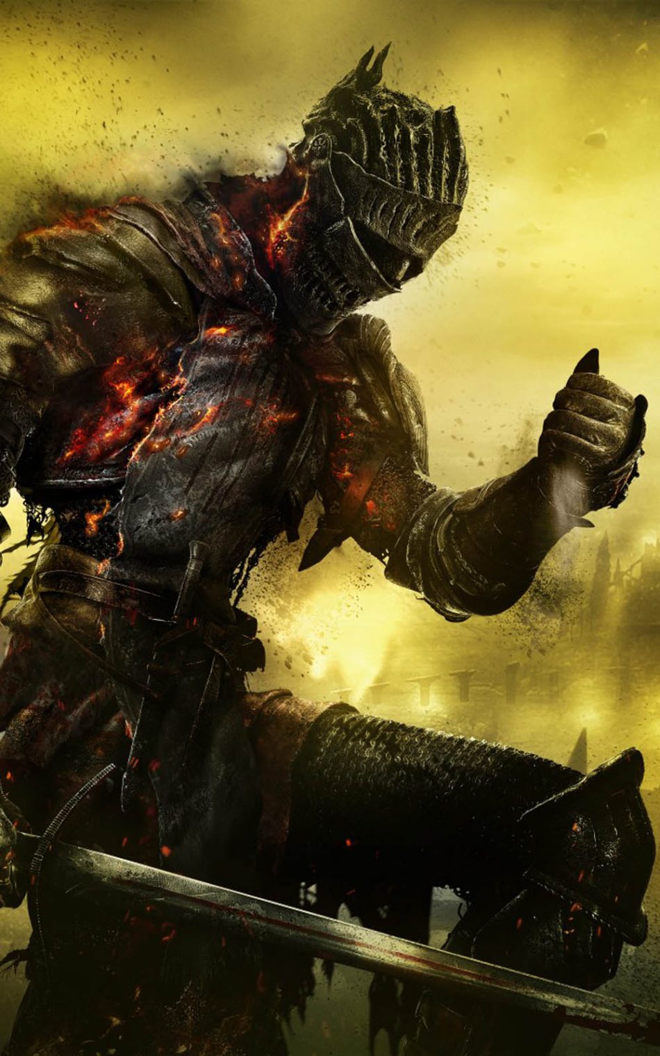 dark souls 3 mobile wallpaper,action adventure game,pc game,cg artwork,fictional character,demon