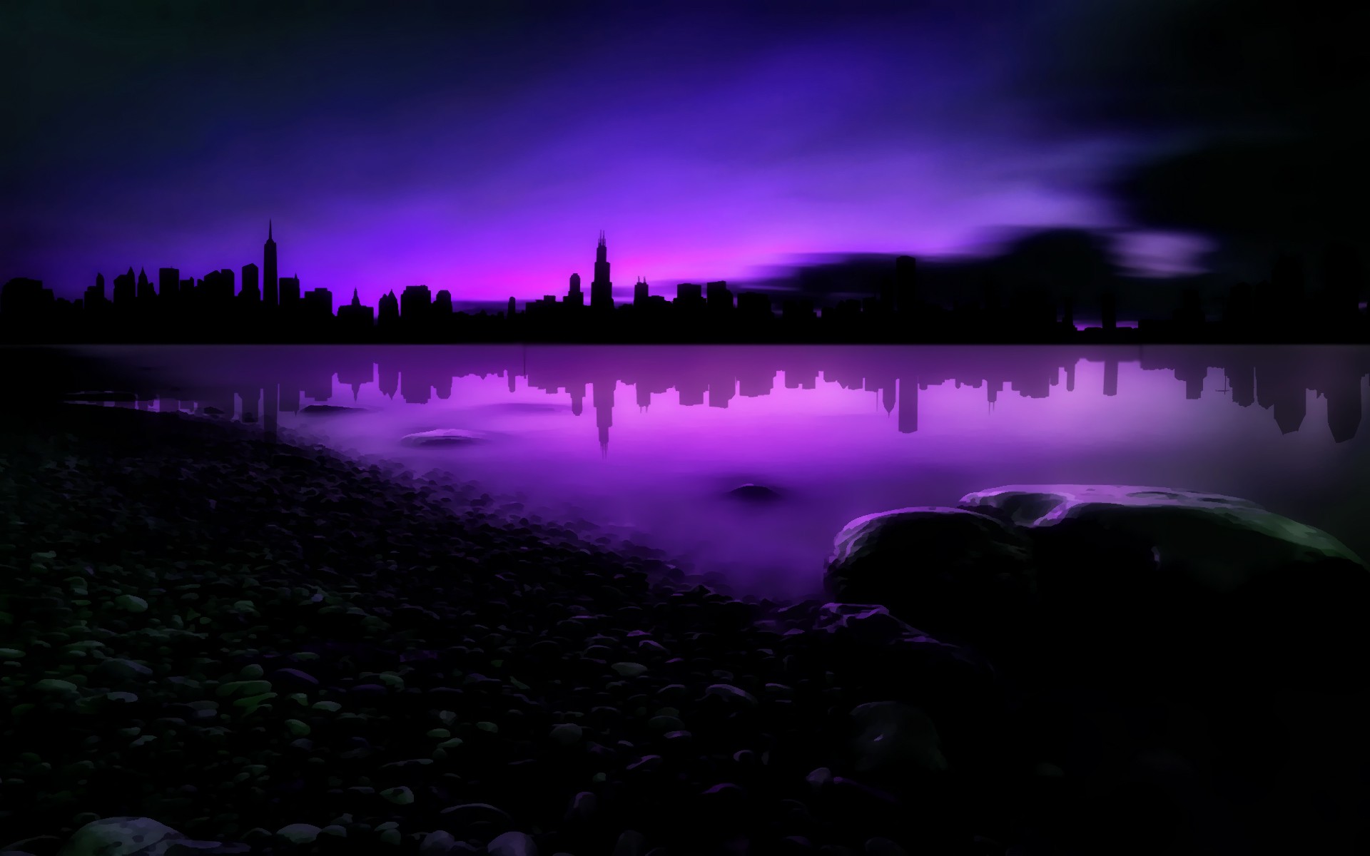 smart desktop wallpaper,sky,water,purple,nature,violet