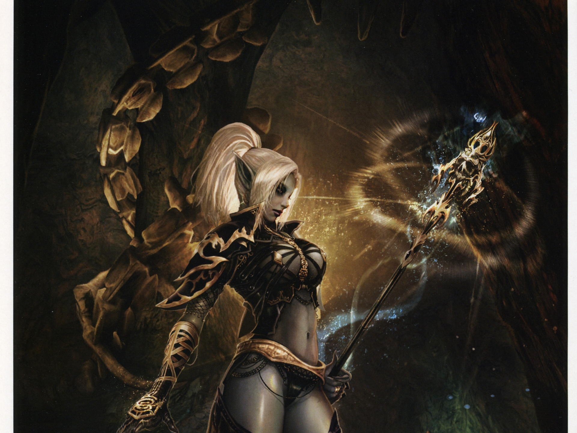 lineage 2 wallpaper,cg kunstwerk,erfundener charakter,mythologie,kunst,illustration