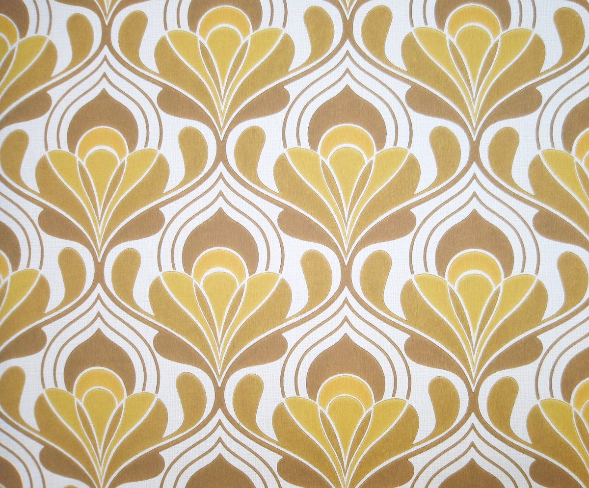 1970 wallpaper,pattern,yellow,orange,brown,wallpaper