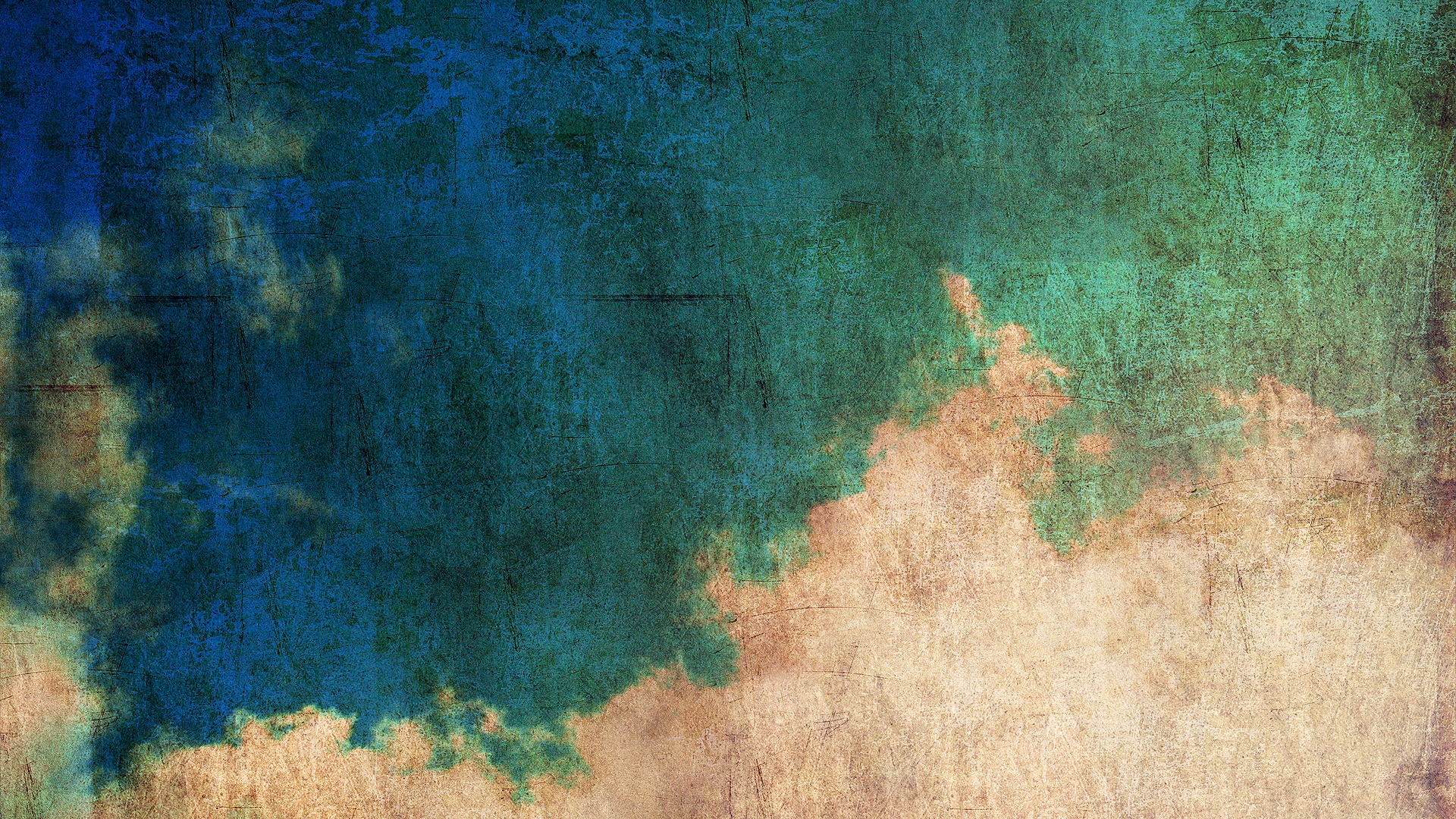 papier peint aspect vintage,vert,bleu,turquoise,ciel,modèle