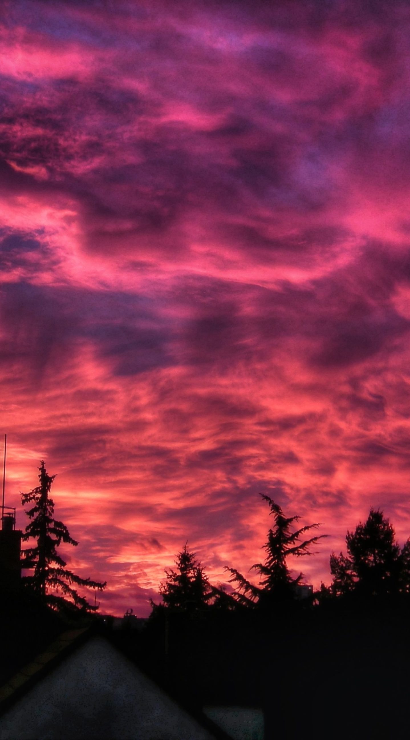아이폰 6s 기본 배경 화면,하늘,잔광,아침에 붉은 하늘,구름,자연