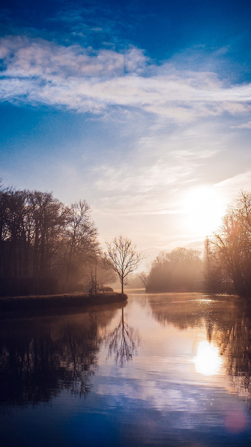 fond d'écran par défaut de l'iphone 6s,ciel,paysage naturel,la nature,réflexion,l'eau